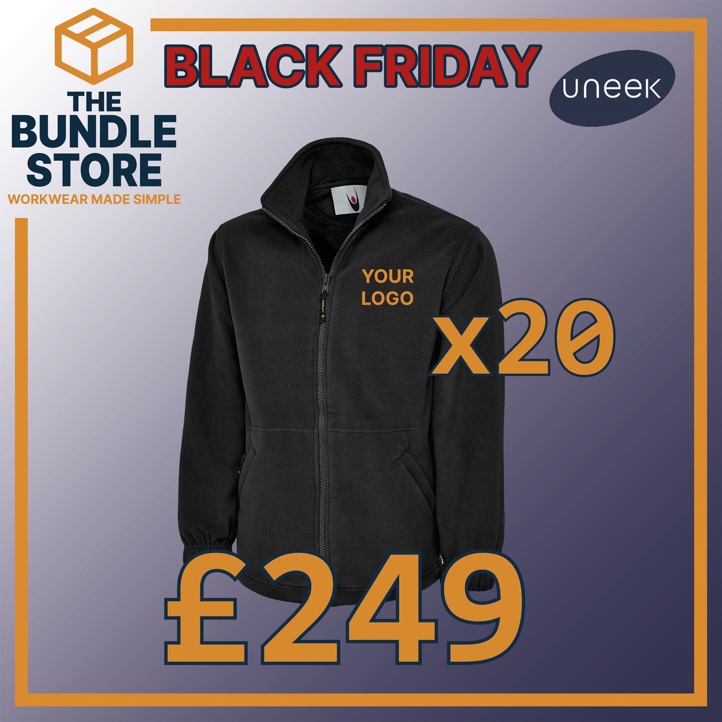 BF Deal - 20 Uneek UC604 Fleeces for £249!