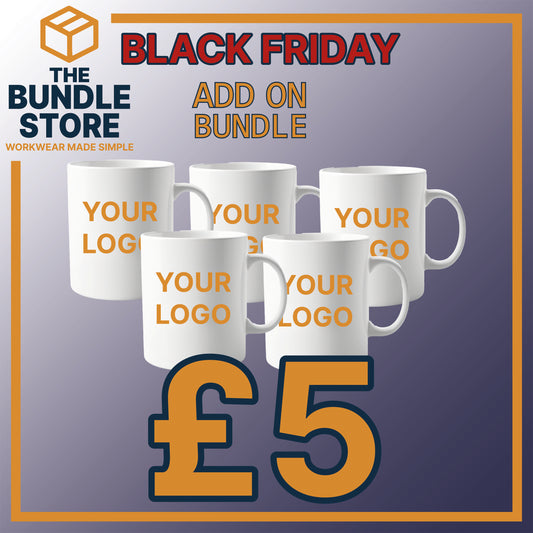 BF Add On - 5 x Printed Cups for £5!