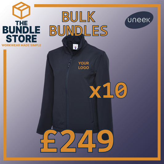 Bulk Deal - 10 Uneek Classic Softshells UC612