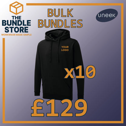 Bulk Deal - 10 Uneek Hoodies UX4